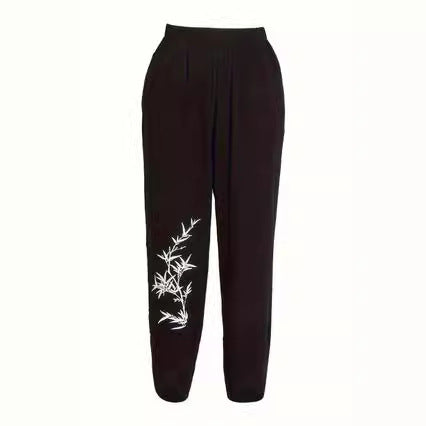 Dame Relaxed Fit Bambus Tryk Culotte Stilla