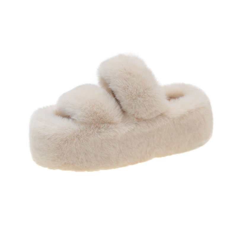 Dame Fluffy Hjemmesko med ci-venligt Design Stilla