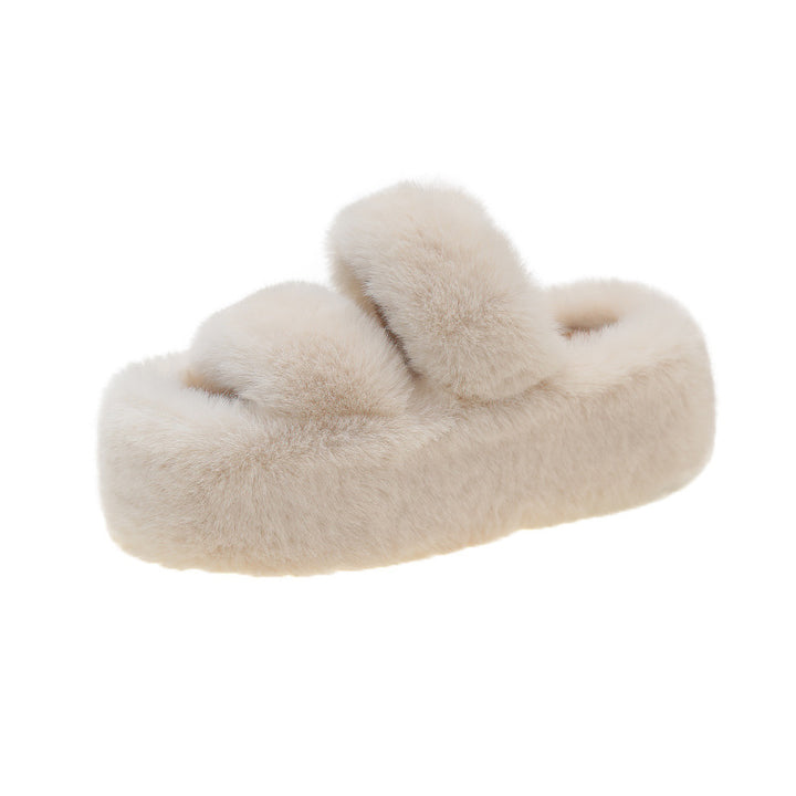 Dame Fluffy Hjemmesko med ci-venligt Design Stilla