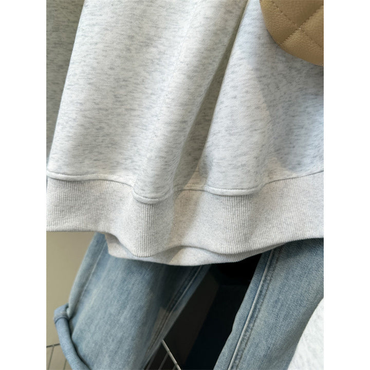 Femme Cozy Halv-lynlåspullover Sweatshirt Stilla