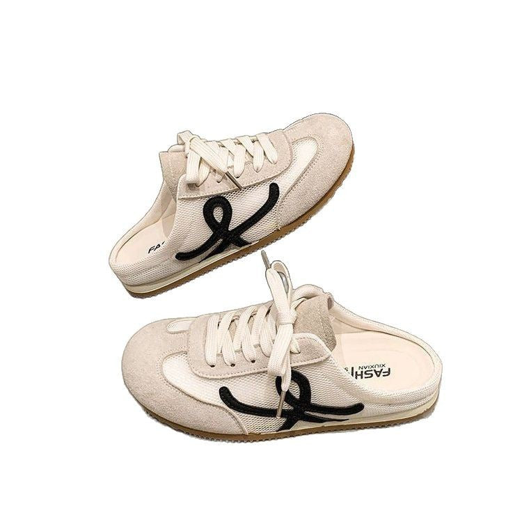 Dame Slip-On Sneakers med åndbart netmateriale og skridsikker sål Stilla