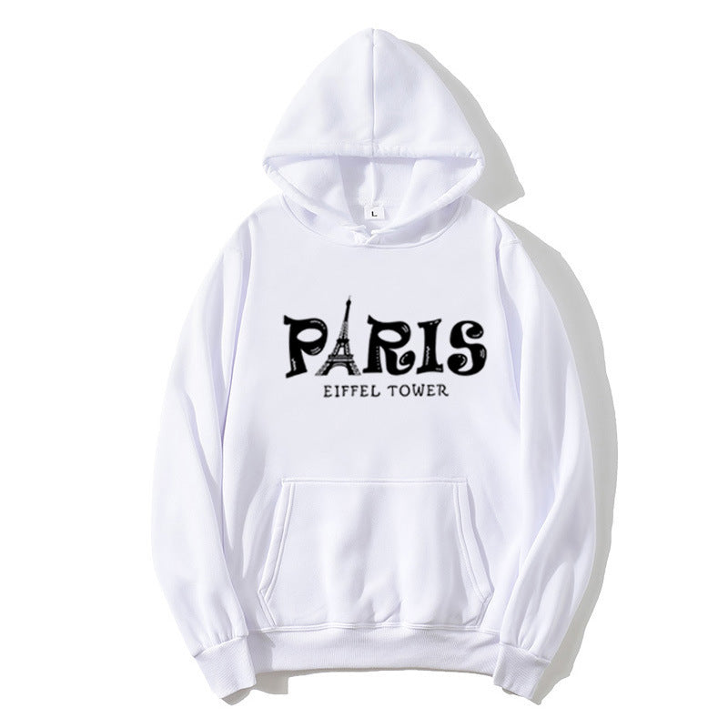Kvindernes Hoodie med Kreativ Paris Design Skovae