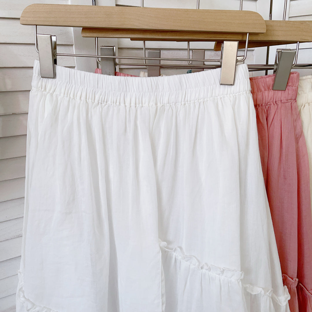 Femme Lagdelt Bohemian Maxi Nederdel Stilla