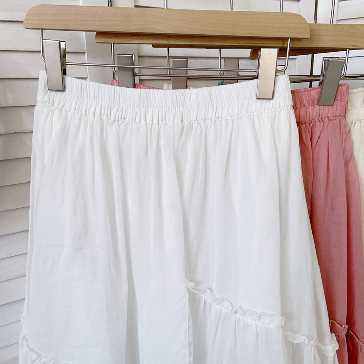 Femme Lagdelt Bohemian Maxi Nederdel Stilla