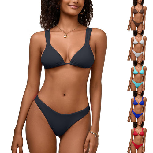 Damer Triangel-Bikini med justerbare stropper Skovae