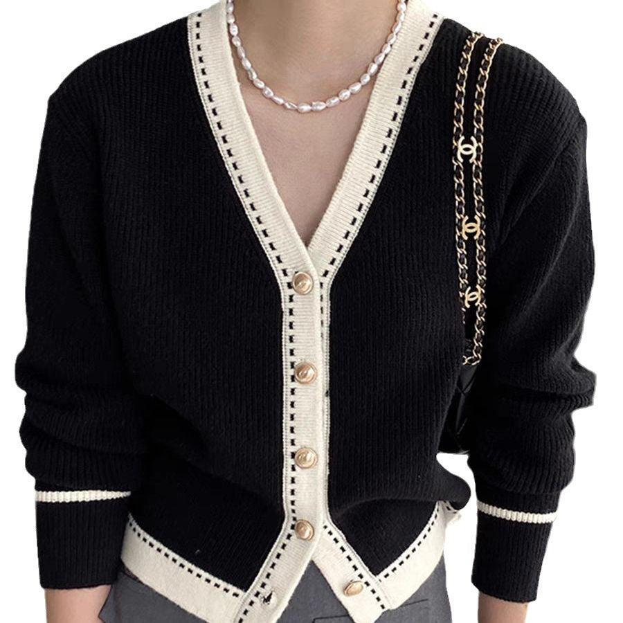 Femme Knaplukning Tekstureret Strikcardigan Stilla