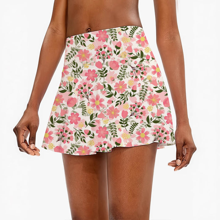 Femme Floral Sportsnederdel Stilla