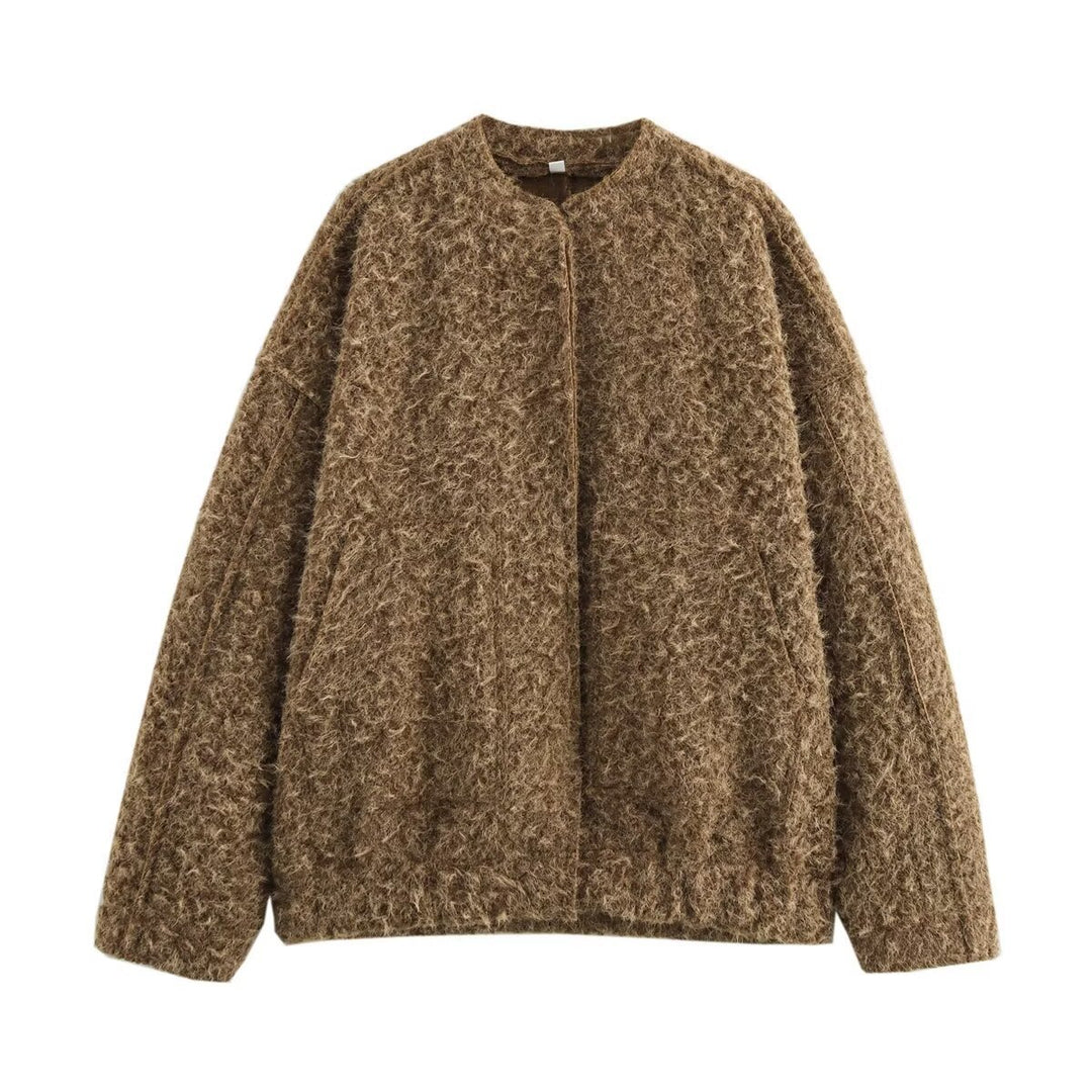 Femme Textured Oversized Cozy Jacket Stilla