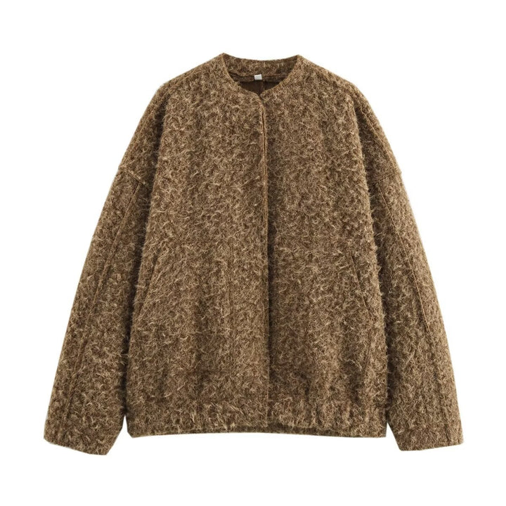 Femme Textured Oversized Cozy Jacket Stilla