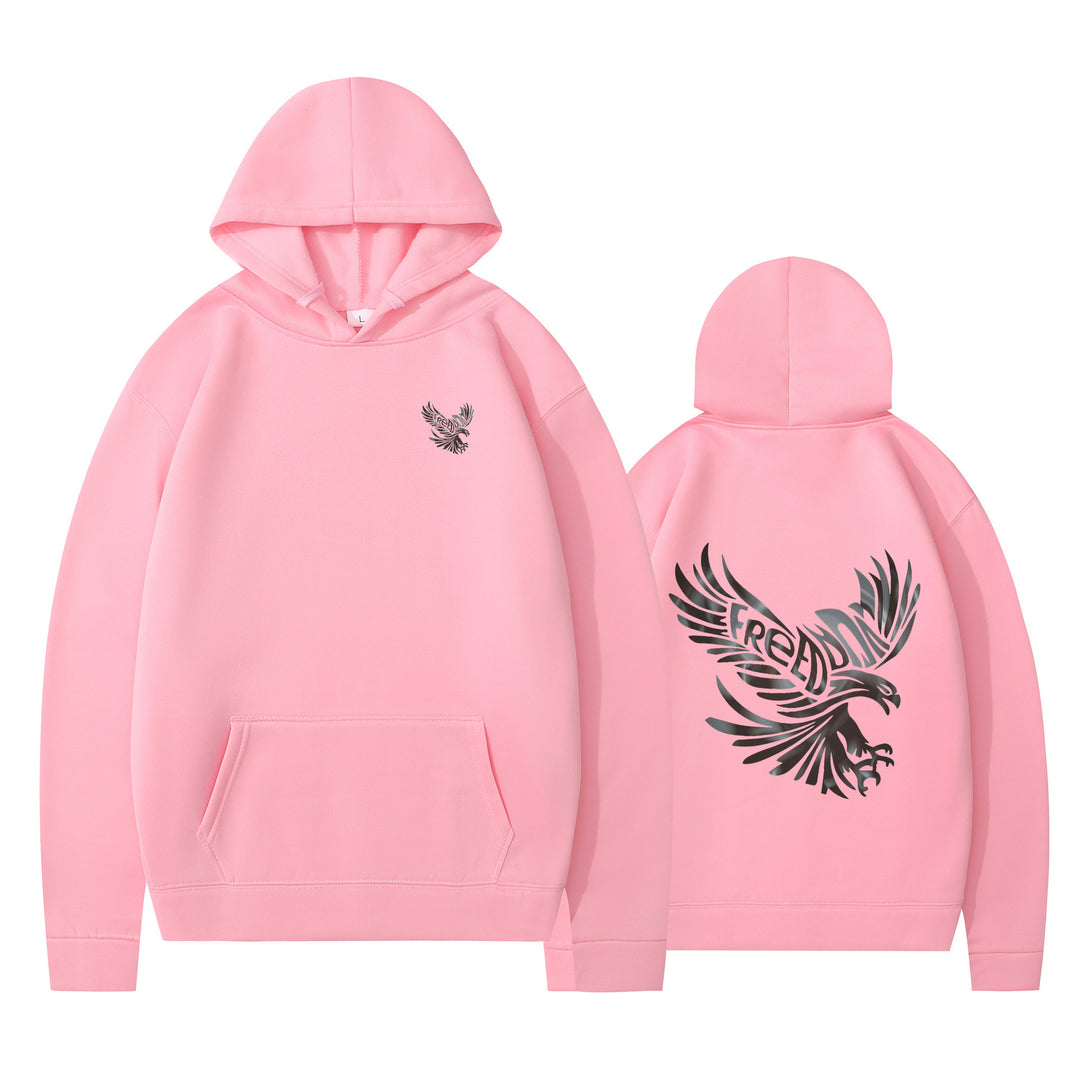 Dame hoodie med ikonisk ørnedesign og blød indvendig for Stilla