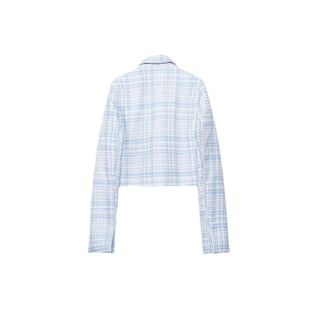 Stilla | Chic Tekstureret Casual Blazer Shorts Sæt