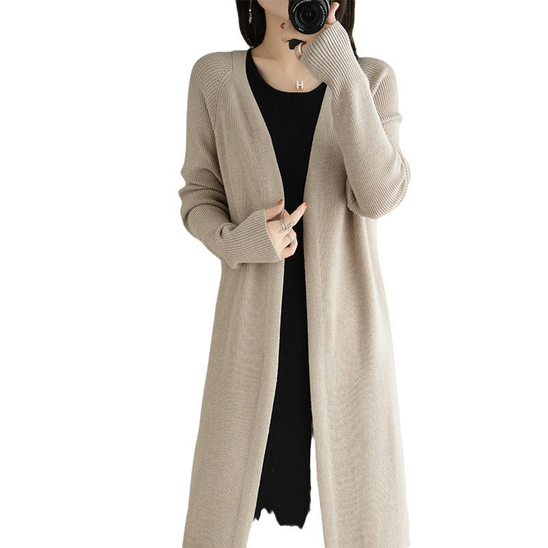 Dame Komfortabel Strikket Cardigan Stilla