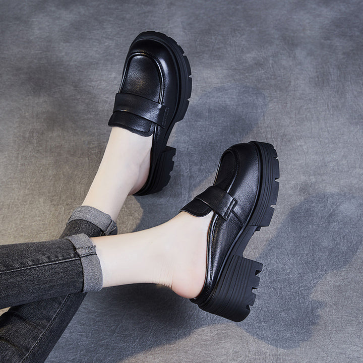 Dame Chunky Sål Slip-On Mules med Komfort-Fodbed Stilla