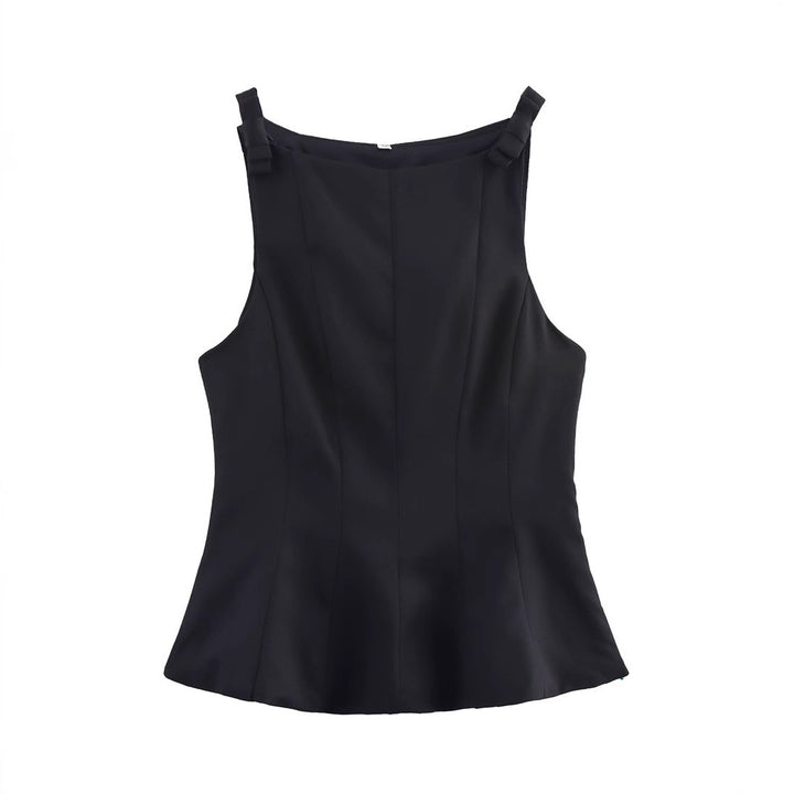 Femme Taljeret Peplum Tanktop Stilla