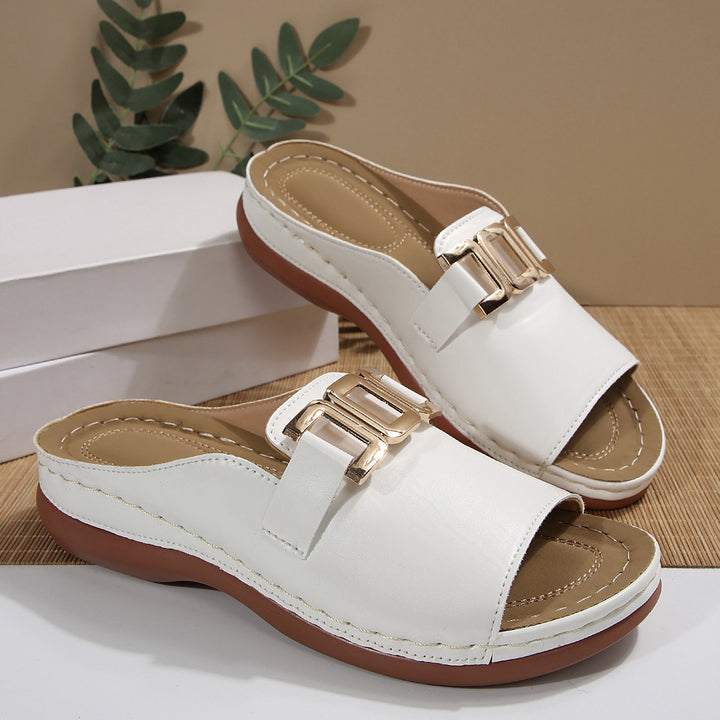Dame Elegante Fritids Slide Sandaler Stilla