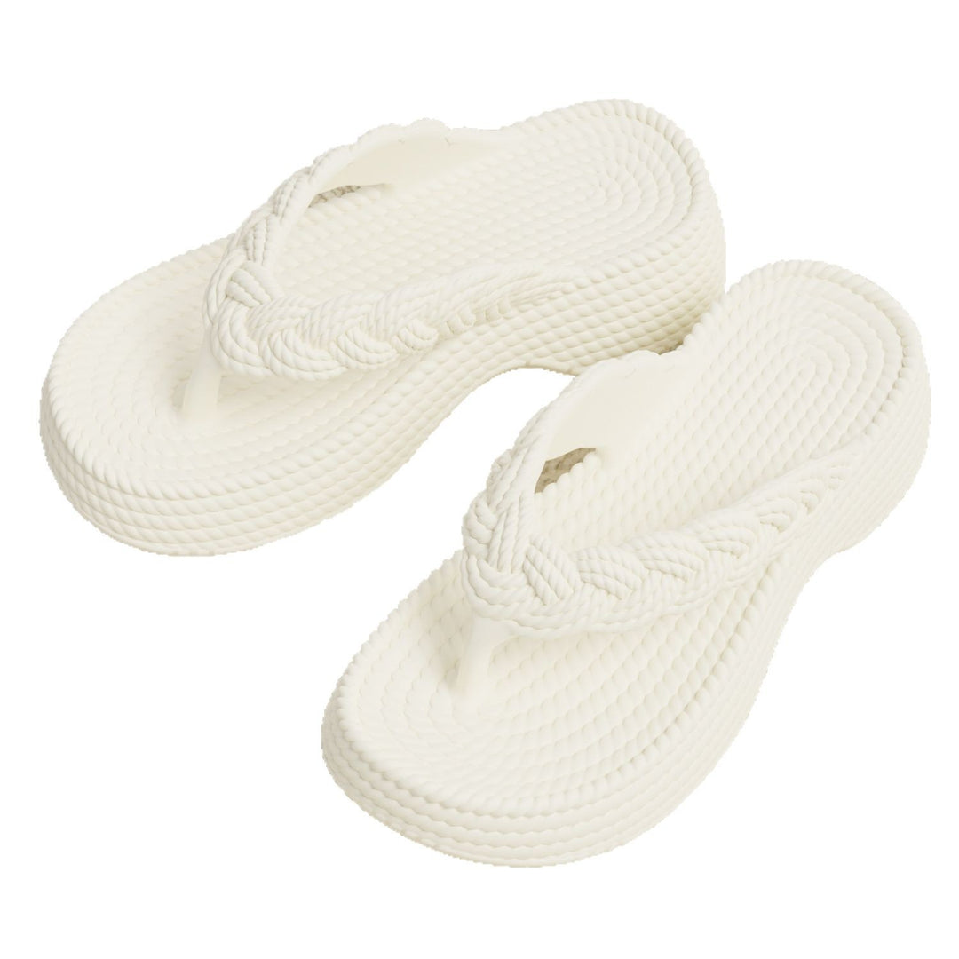 Dame Flip-Flops med flettet rem Stilla