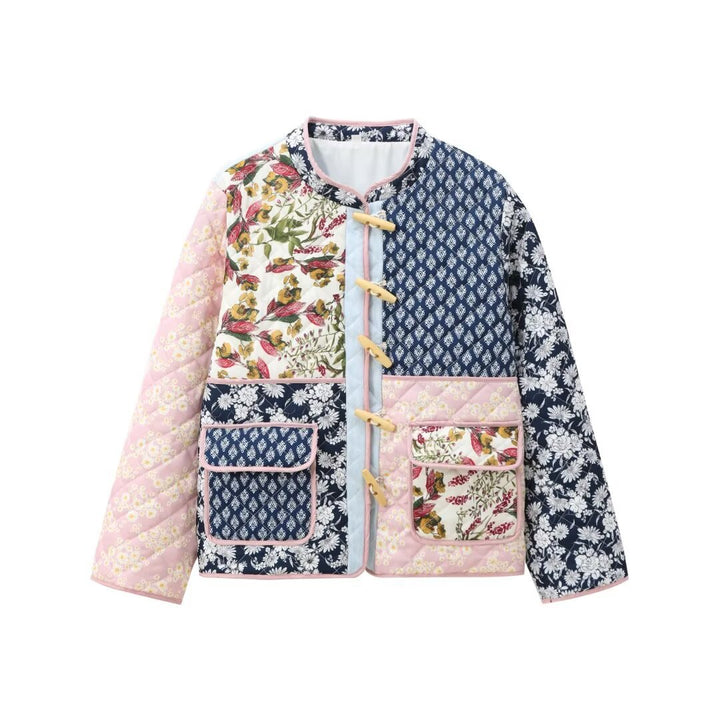 Femme Patchwork Steppjakke Stilla
