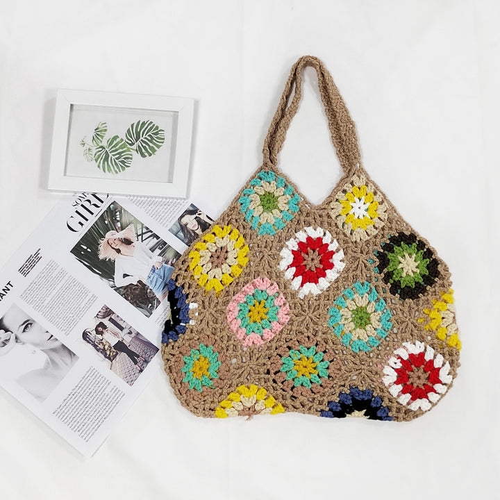 Dame strikketaske i kreativ retro-design Stilla