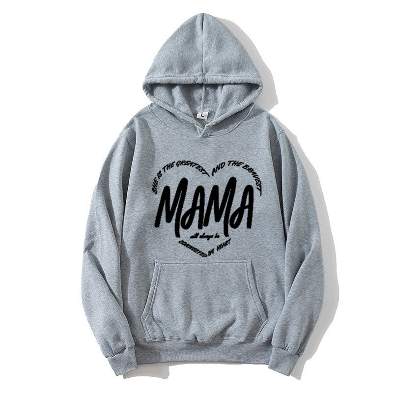 Kvindernes hoodie med kreativ mama slogan Skovae