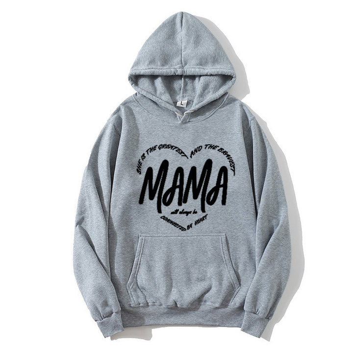 Kvindernes hoodie med kreativ mama slogan Skovae
