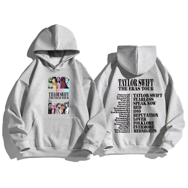 Kvinders hoodie med kunstnerisk motiv og inspirerende oplysning Skovae