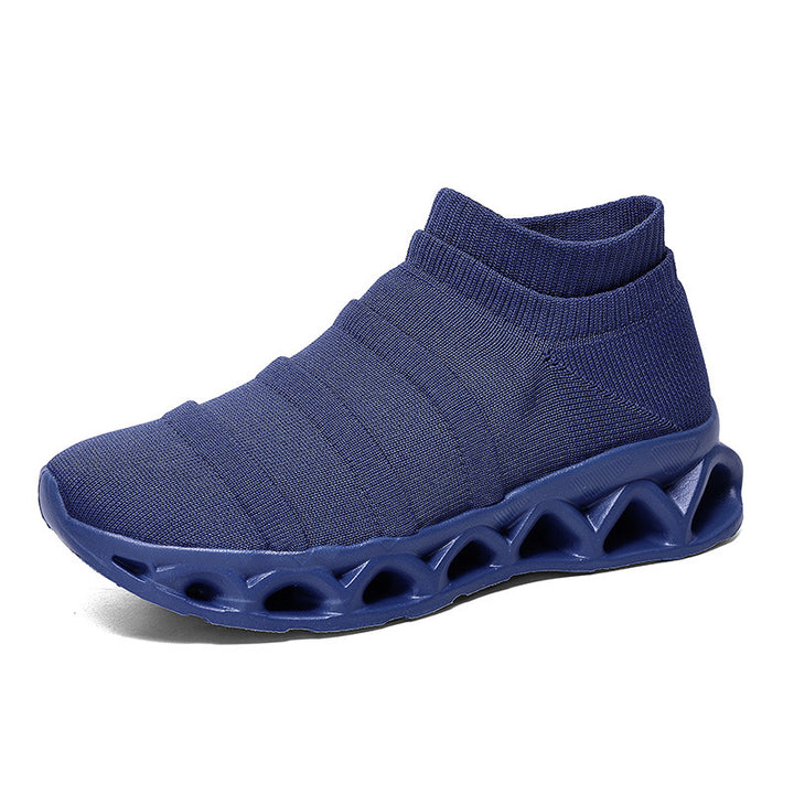 Dame Let Slip-On Sport Sneakers med Åndbart Mesh-Design Stilla