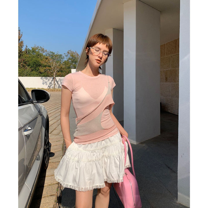 Dame Trendy Layering-Overdel Stilla