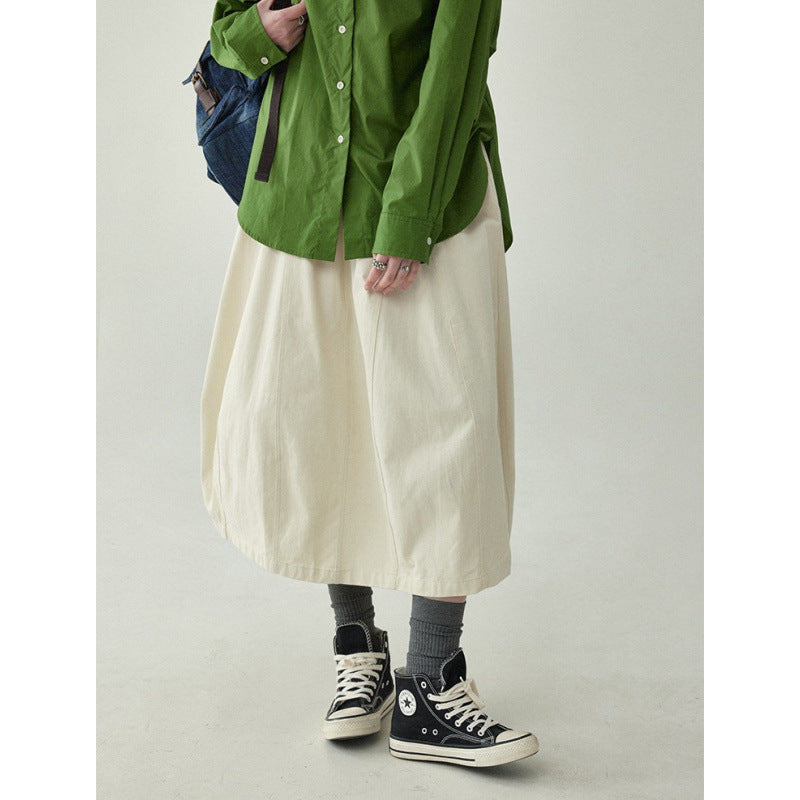 Femme Bred Culottes med Elastisk Bund Stilla