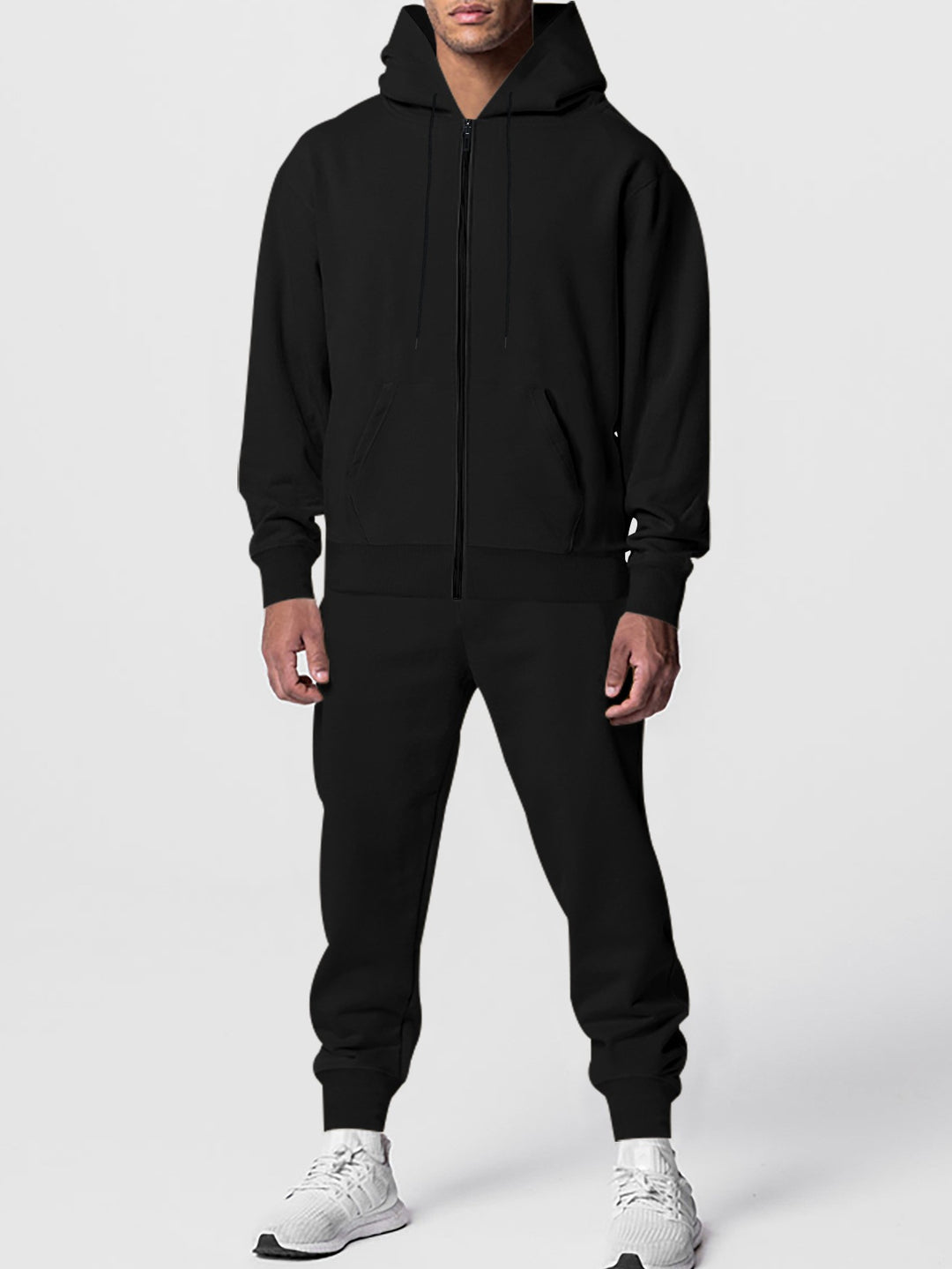 Herrer Komfortabel Hoodie og Joggingbukser Sæt Stilla