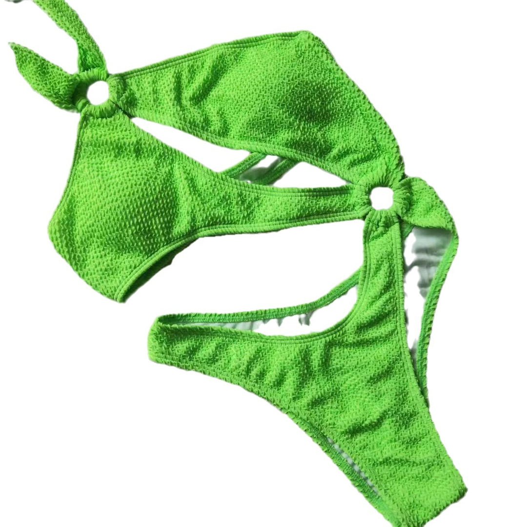Damebikini i moderne cut-out stil Stilla