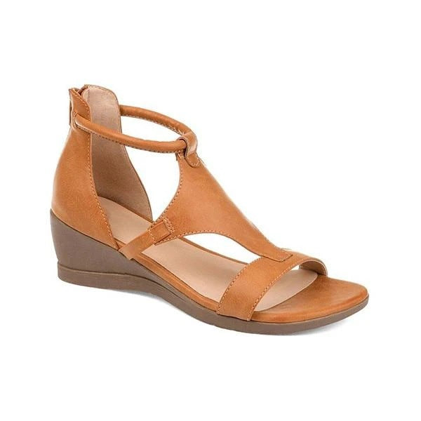 Dame Wedge-sandaler med justerbart remdesign og ergonomisk fodsengdesign Stilla