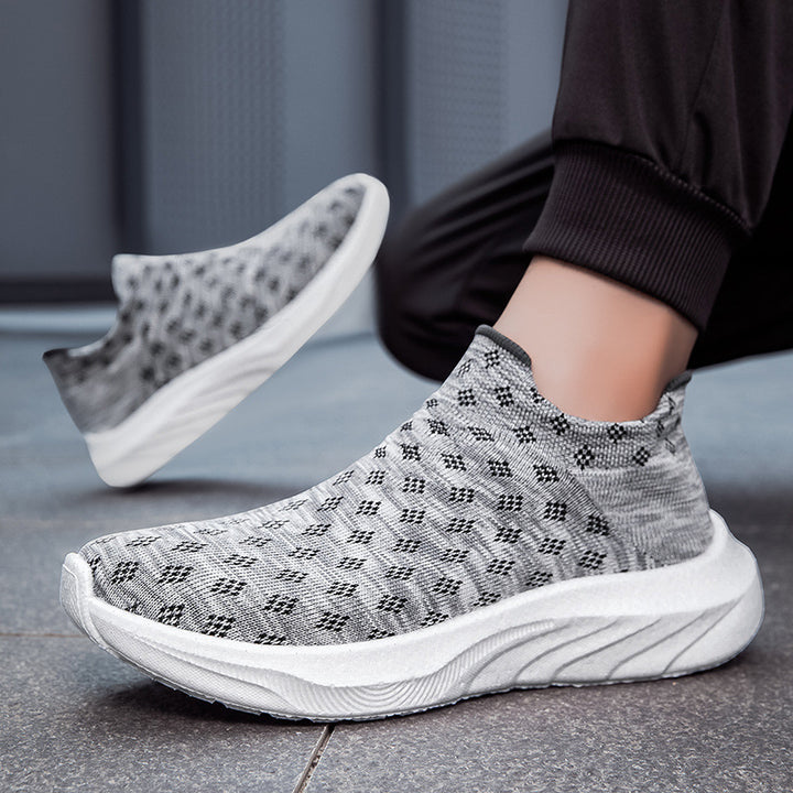 Herrer Slip-On Åndbar Fitness Sneakers Stilla