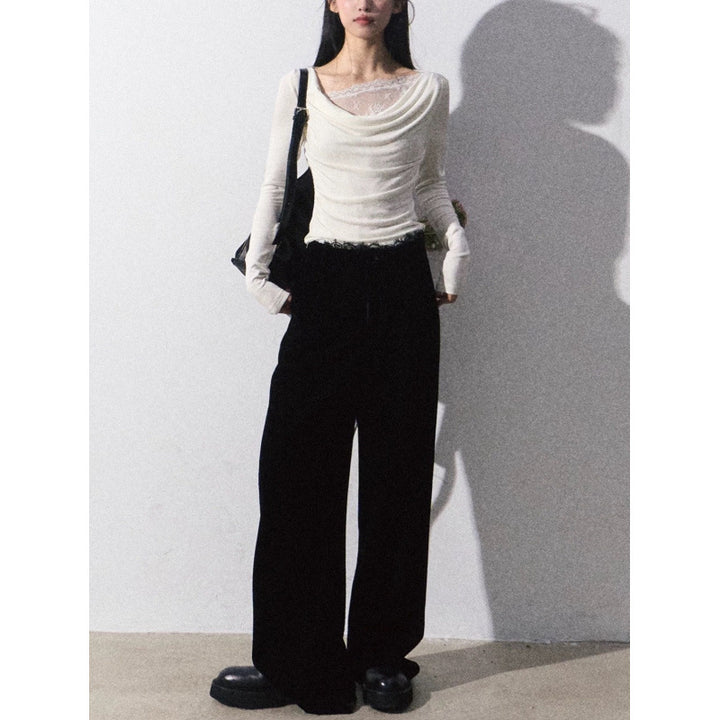 Dame Off-Shoulder Draperet Top Stilla