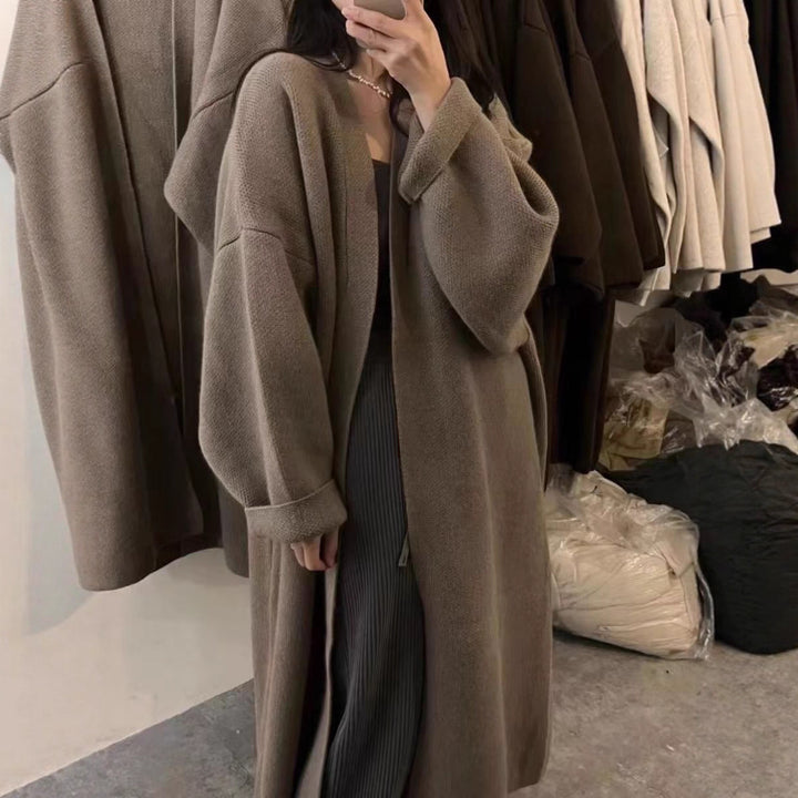 Kvinders elegante og varme oversized cardigan Stilla