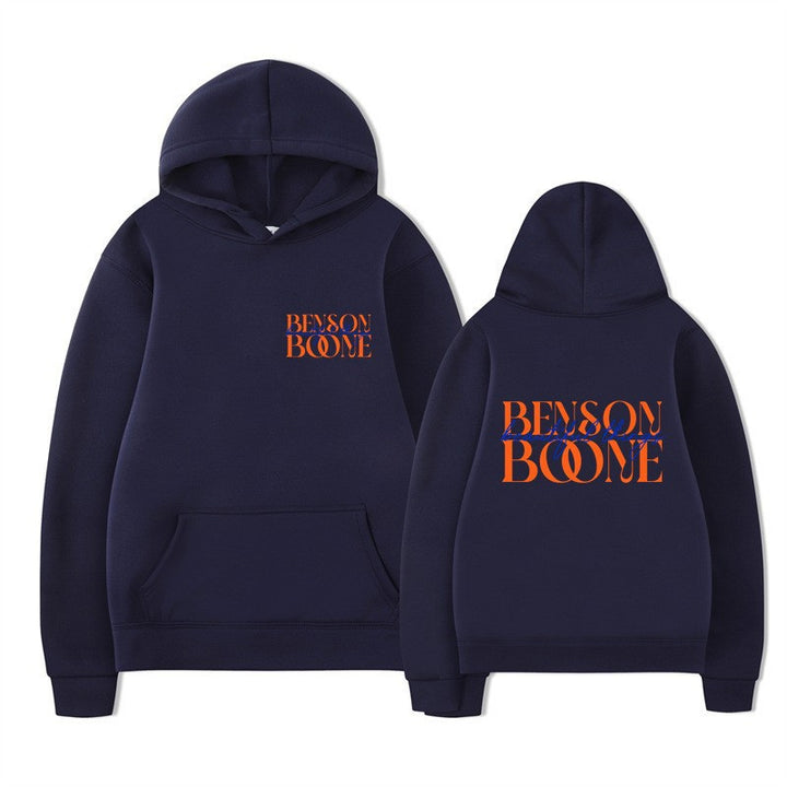 Dame hoodie med kreativt print og blød indvendig Skovae