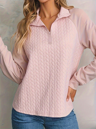 Femme quiltet pullover sweatshirt Stilla