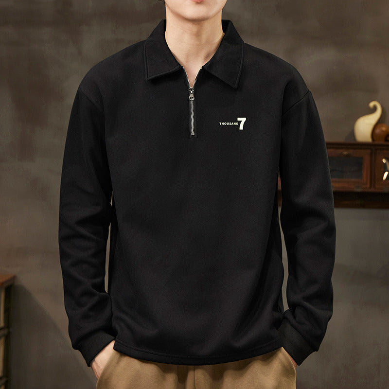Stilfuld herre-quarter-zip-pullover-sweatshirt Stilla