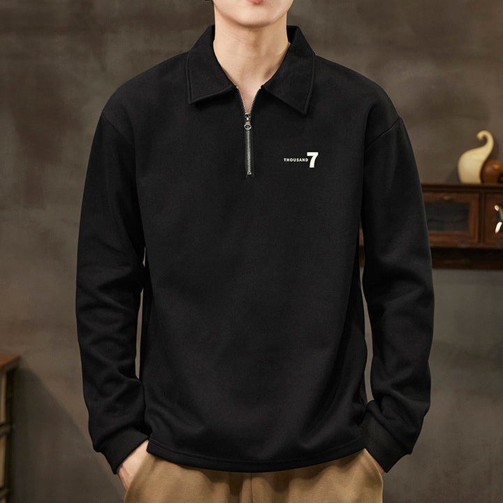 Stilfuld herre-quarter-zip-pullover-sweatshirt Stilla
