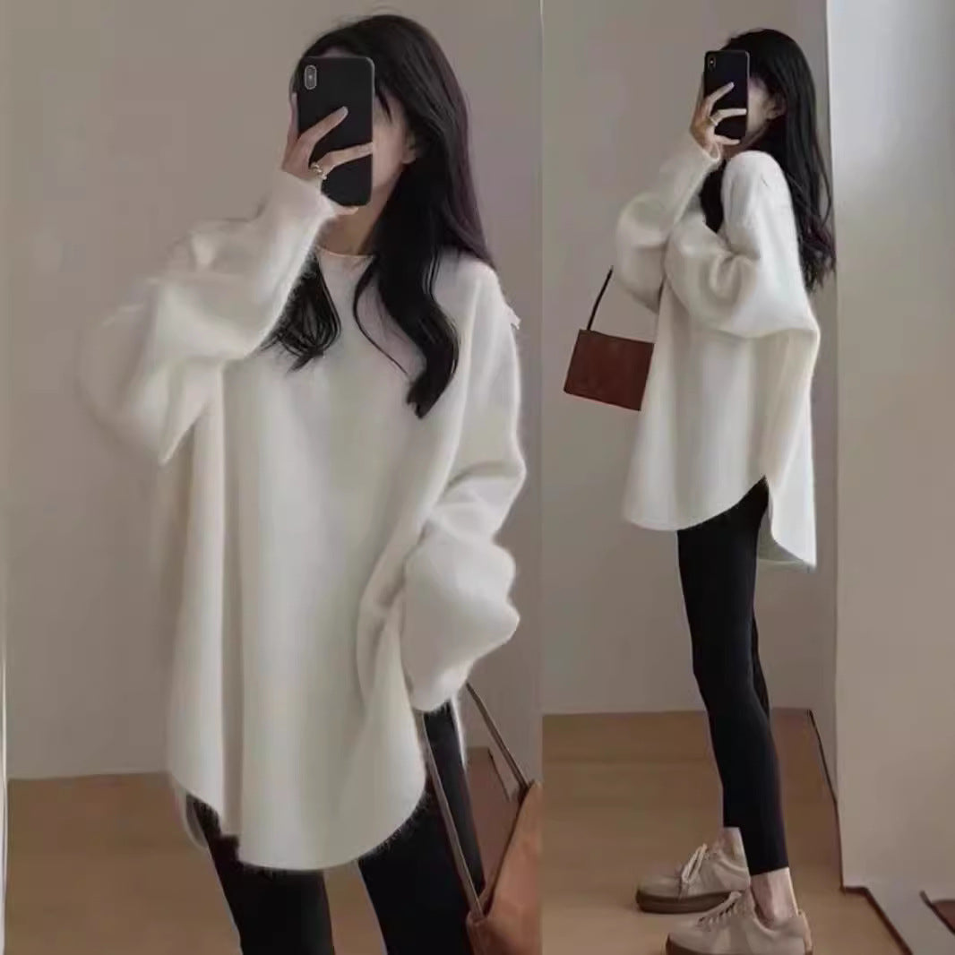 Kvinders oversized hyggesweater med struktureret overflade og afslappet pasform Stilla