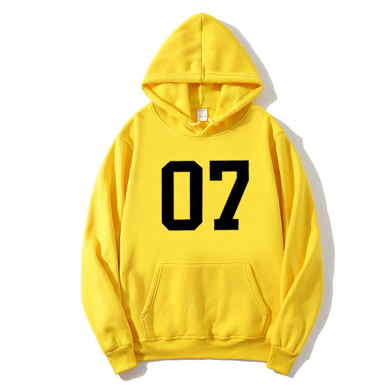 Dame hoodie med stort print Skovae
