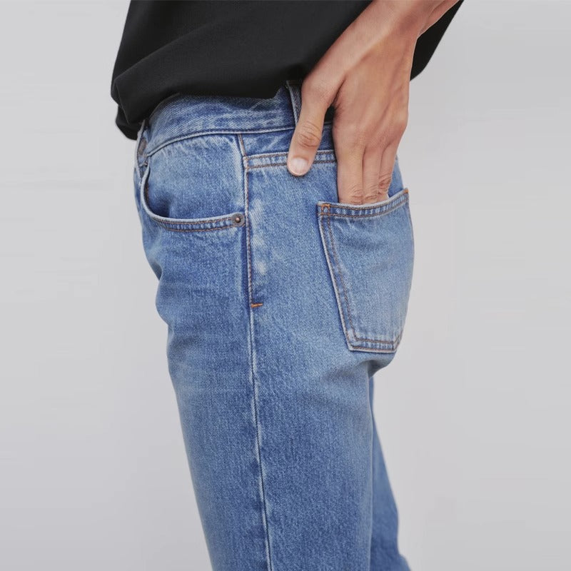 Kvinders højtaljede jeans i en afslappet pasform Stilla