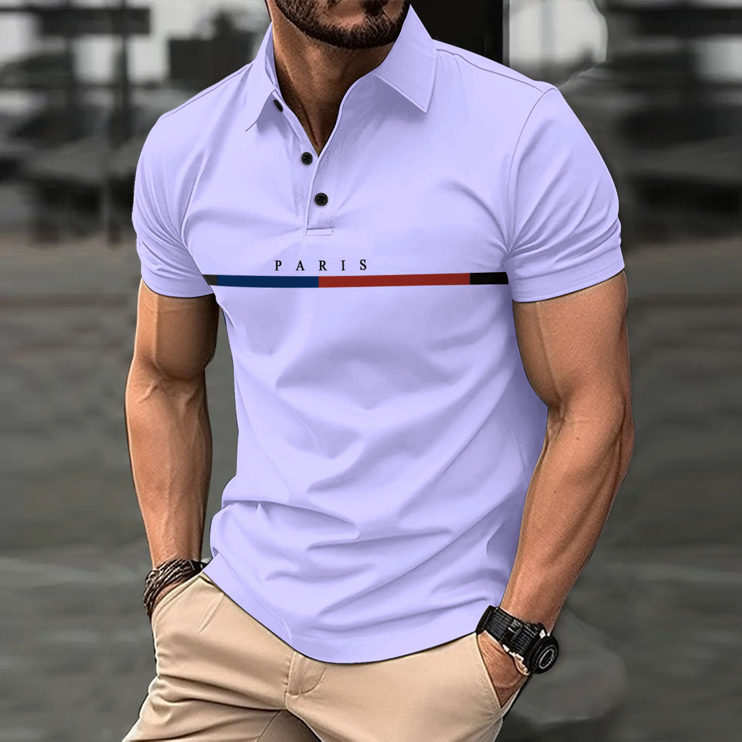 Herre Fritids Polo T-Shirt Stilla