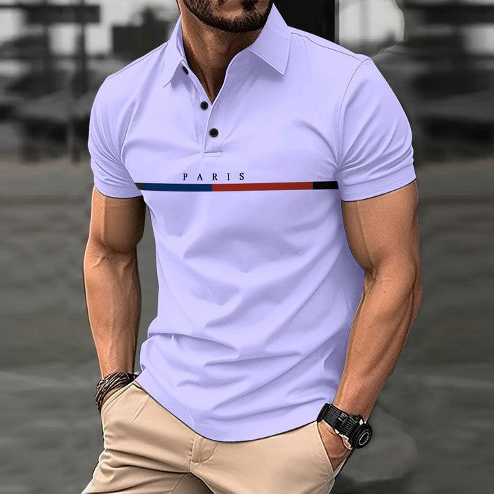 Herre Fritids Polo T-Shirt Stilla