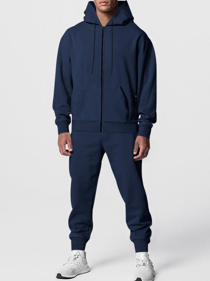 Herrer Komfortabel Hoodie og Joggingbukser Sæt Stilla