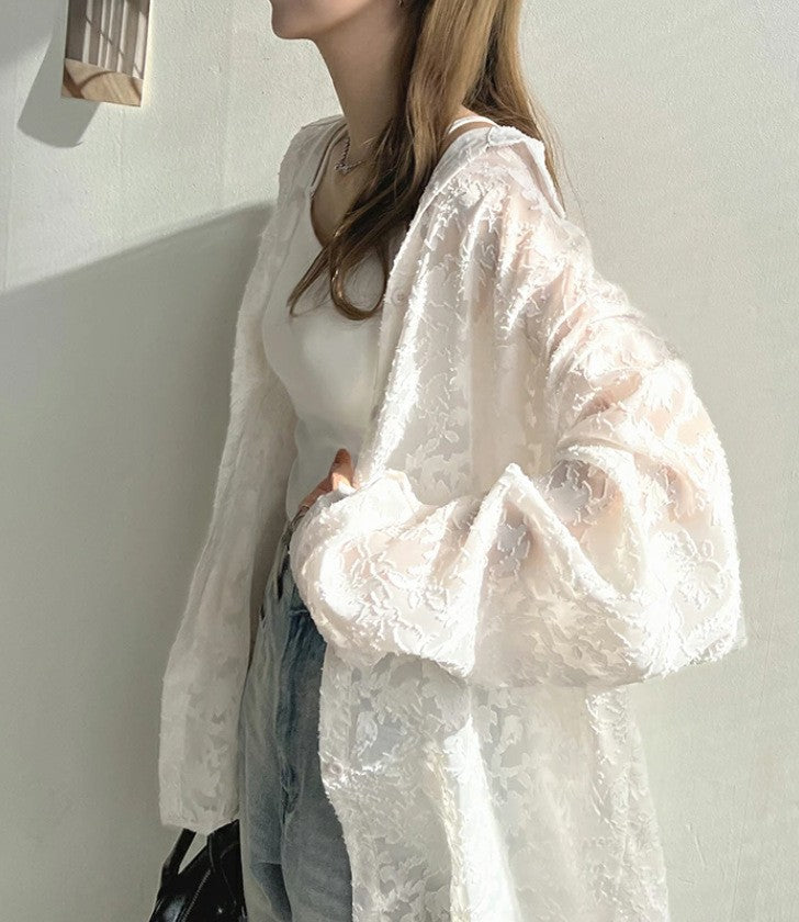 Dame Spids-Kimono-Jakke Stilla