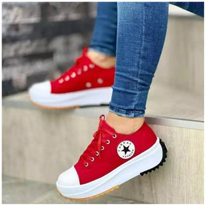 Dame Sporty High-Top Sneakers med skridsikker sål og åndbart overmateriale Stilla
