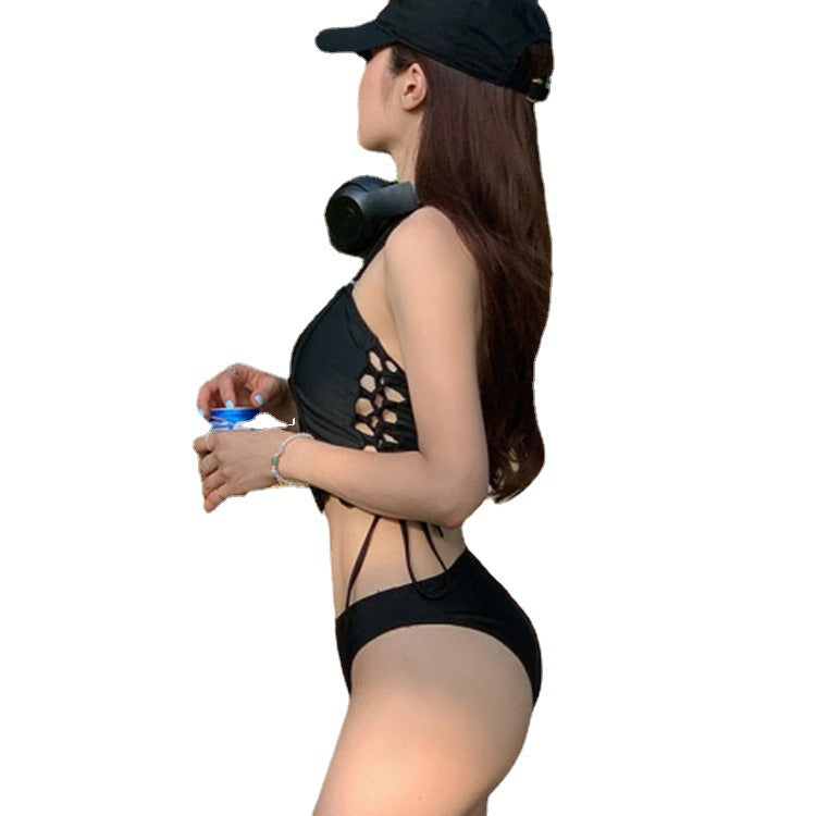 Femme Snøre-Crop-Top-Badebeklædning Stilla