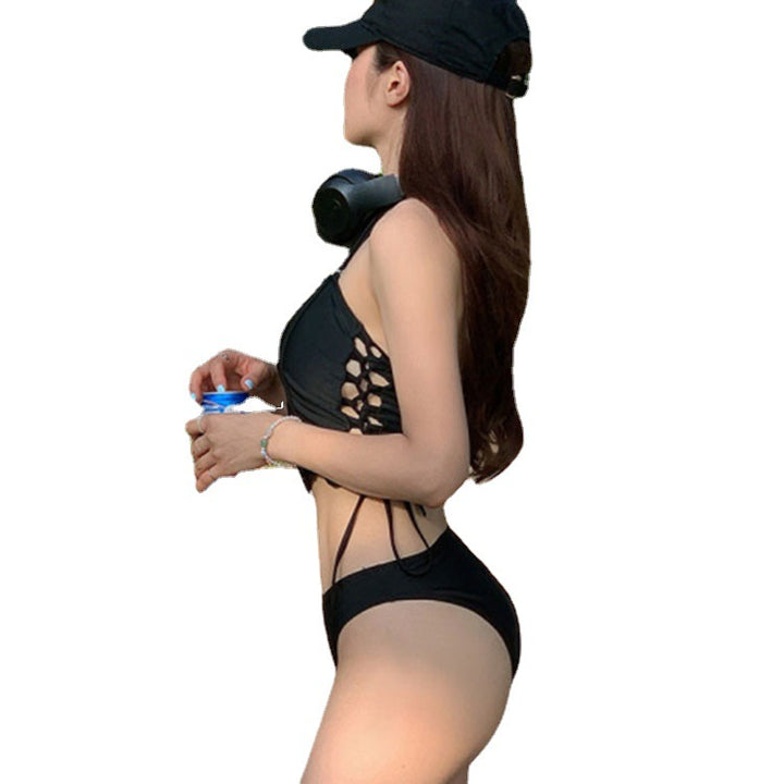 Femme Snøre-Crop-Top-Badebeklædning Stilla