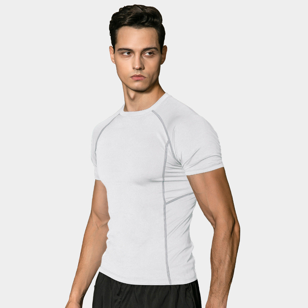 Herrer Funktionelt Sport-T-Shirt med ergonomisk snit og åndbar teknologi Stilla