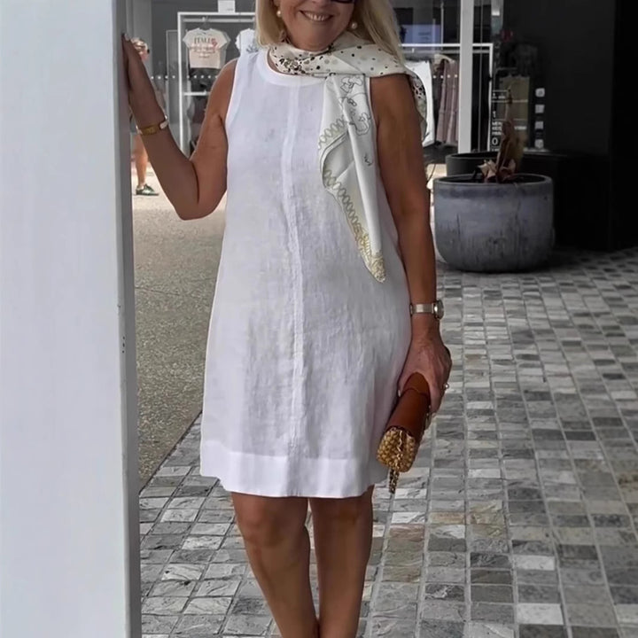 Dame Let sommerkjole med elegant snit og praktiske lommer Stilla